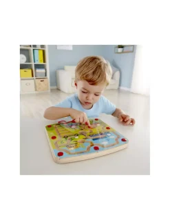 Hape Toys Labyrinthe magnétique construction et chiffres - Hape New