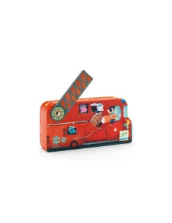Djeco Le camion de pompier puzzle 16 pièces - Online