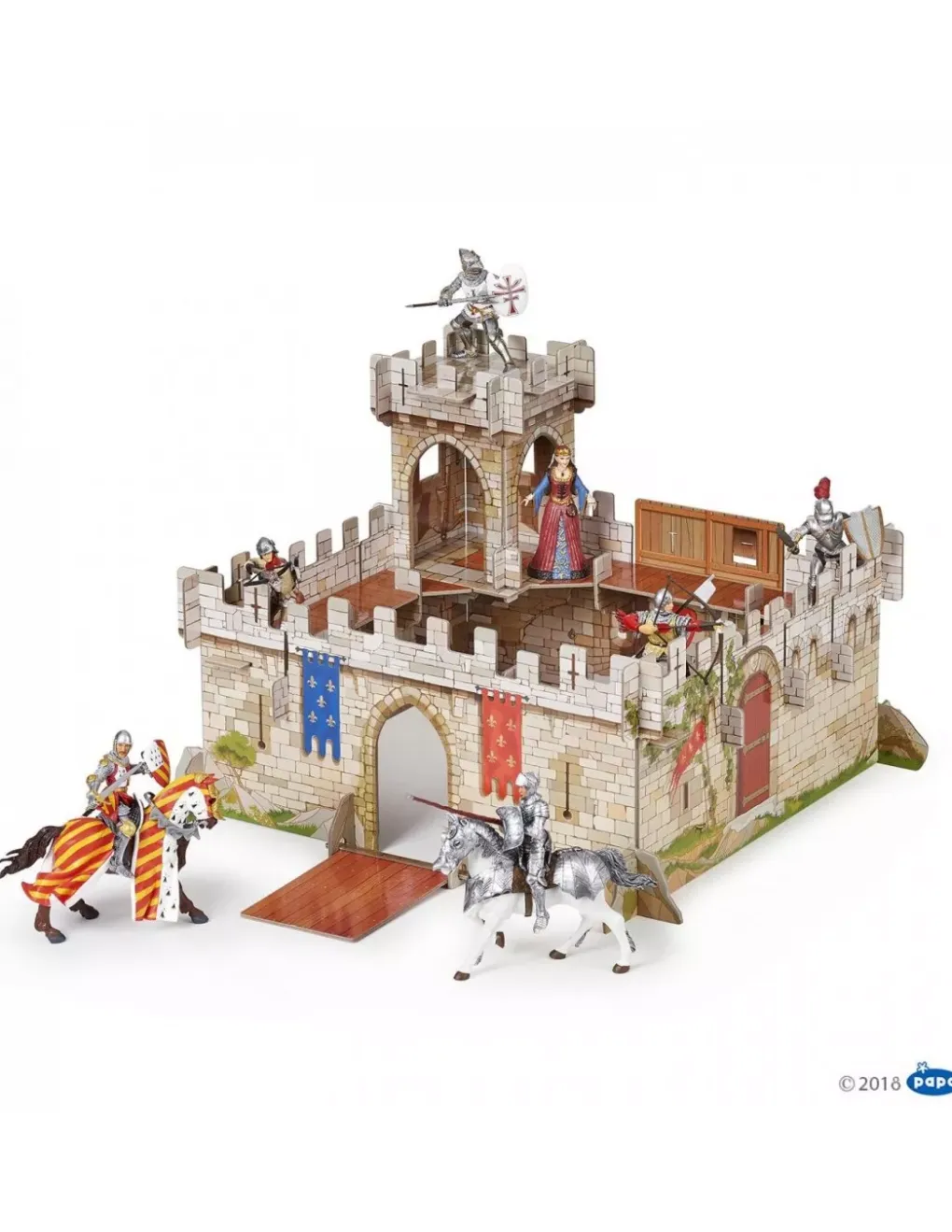 Papo Le chateau du prince Philippe - décor Sale