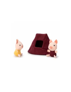 Lilliputiens Les maisons du loup et des 3 petits cochons - Discount