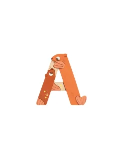 Moulin Roty Lettre A orange en bois - Online