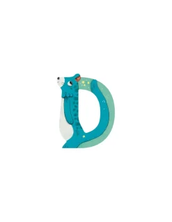Moulin Roty Lettre D en bois - Discount