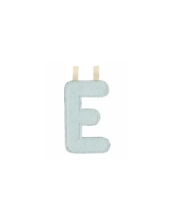 Lilliputiens Lettre E bleue phosphorescente -