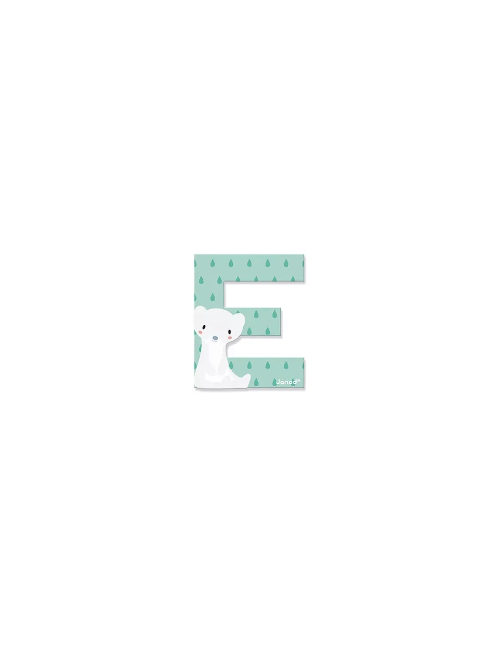 Janod Lettre E en bois Pure -