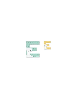 Janod Lettre E en bois Pure -