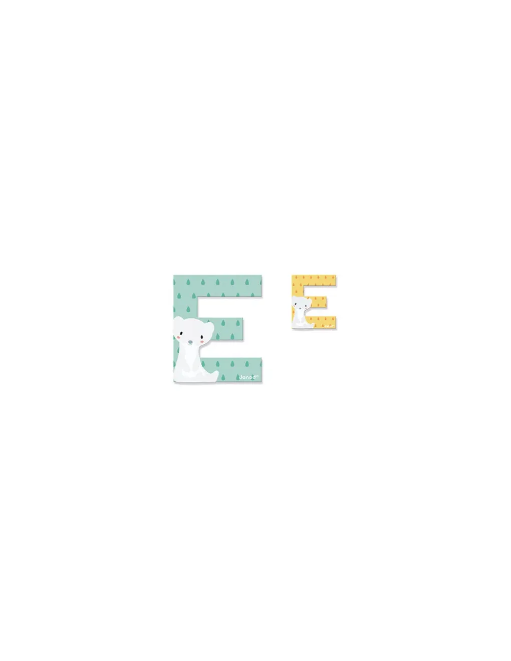 Janod Lettre E en bois Pure -