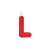 Lilliputiens Lettre L rouge phosphorescente -