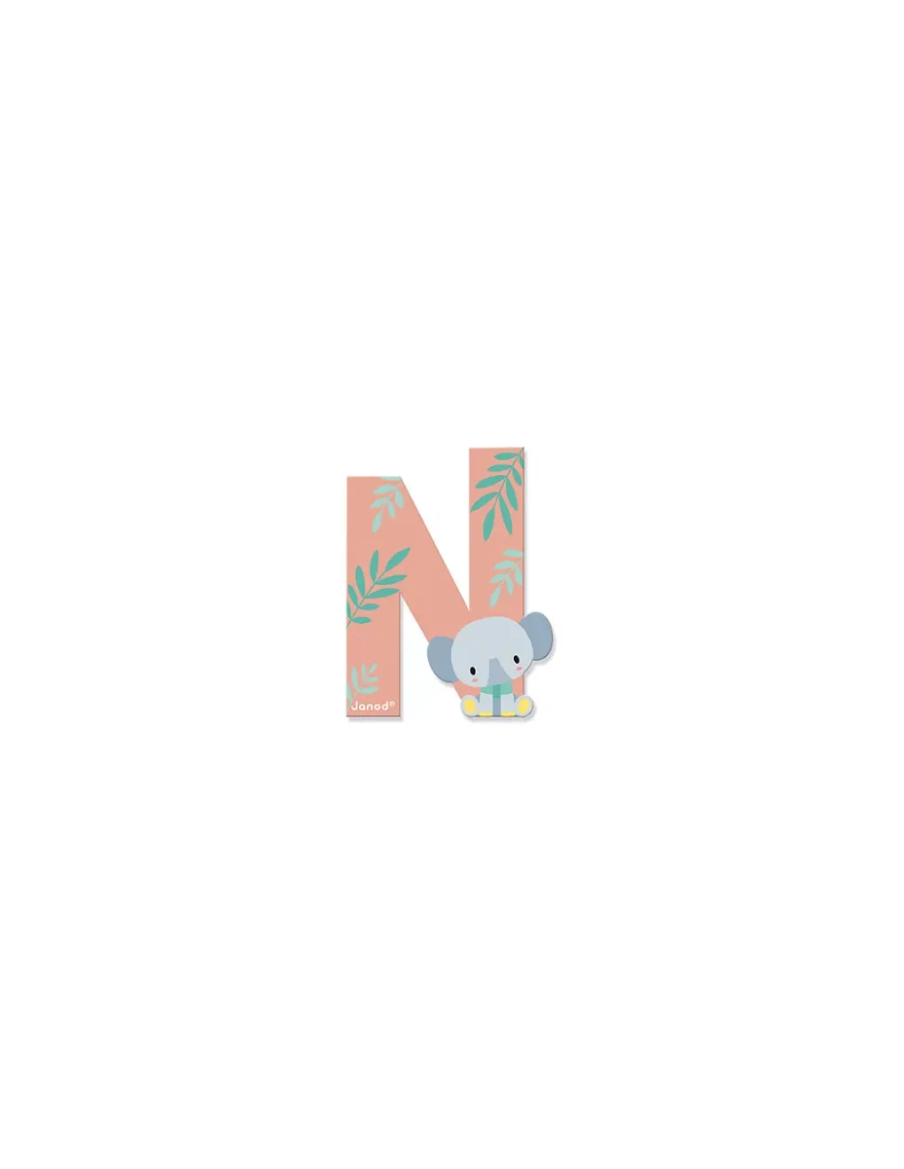 Janod Lettre N en bois Pure - Discount