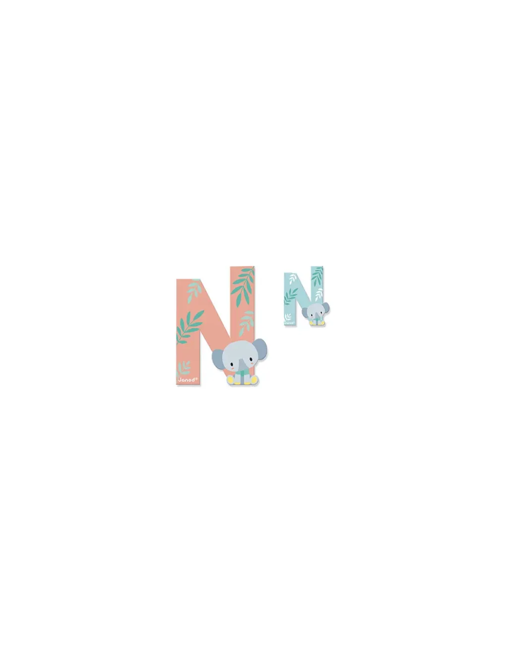 Janod Lettre N en bois Pure - Discount