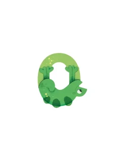 Moulin Roty Lettre O vert en bois - Outlet