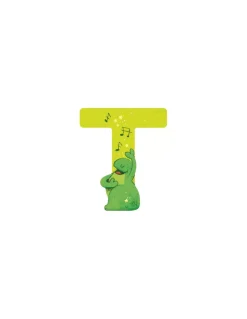 Moulin Roty Lettre T vert en bois - Hot