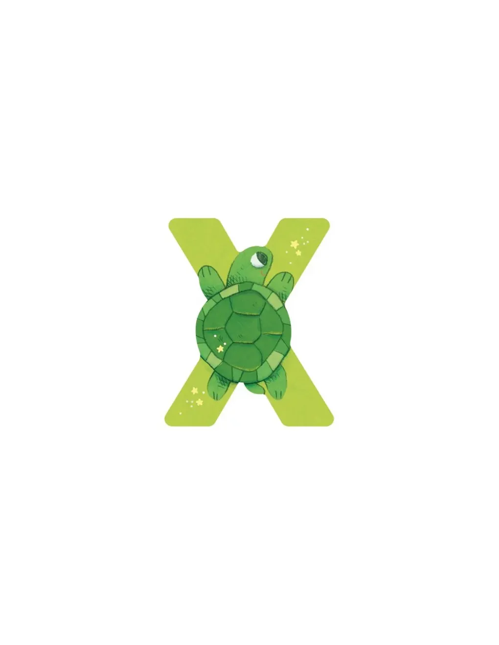 Moulin Roty Lettre X en bois - Outlet