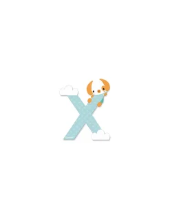 Janod Lettre X en bois Pure - Discount