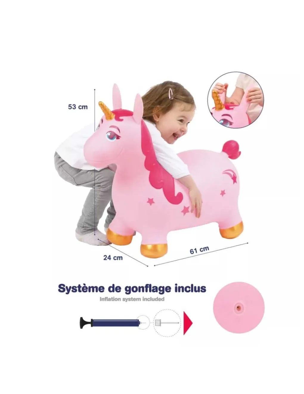 LUDI Licorne sauteuse - Hot