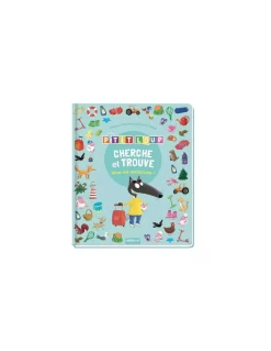 Auzou Livre Cherche et trouve des tout-petits P'tit Loup vive les vacances - New