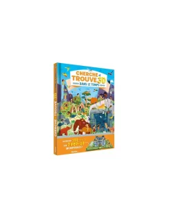Auzou Livre Cherche et trouve 3D Dans le temps - New