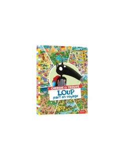 Auzou Livre Cherche et trouve Loup part en voyage - Clearance