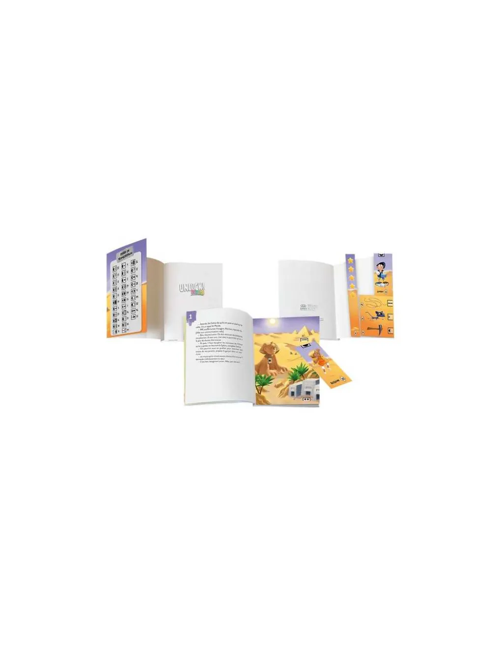 Asmodee Livre jeu Unlock! Kids mission pyramides Outlet