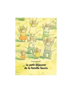 Moulin Roty Livre Le petit-déjeuner de la famille Souris - L'école des loisirs Discount
