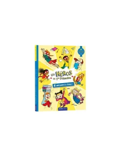 Auzou Livre Les Héros de 1re Primaire niveau 1 - 4 histoires à l'école ! - Hot
