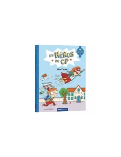 Auzou Livre Les Héros du CP niveau 1 - Vive l'école ! - New