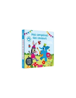 Auzou Livre Mes comptines des couleurs -