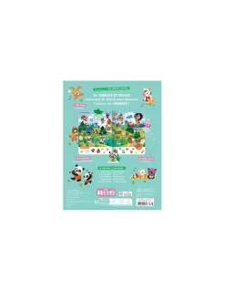 Auzou Livre Mon Cherche et trouve surprise Vive les animaux - Clearance