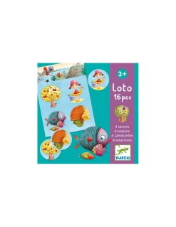 Djeco Loto des 4 saisons 16 pièces - Online
