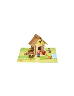 Jeujura Ma ferme en bois 60 pièces - Best