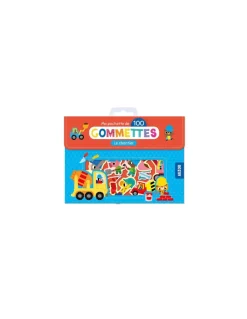 Auzou Ma pochette de 100 gommettes Le chantier - Sale