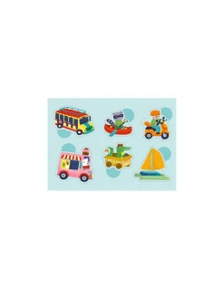 Auzou Ma pochette de 100 gommettes Les transports - Discount