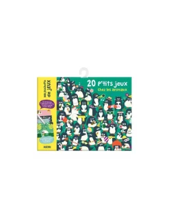 Auzou Ma pochette de 20 jeux chez les animaux - Sale
