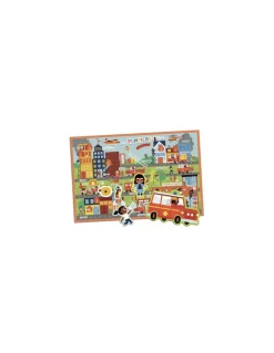 Auzou Ma première pochette d'aimants pompiers - Outlet