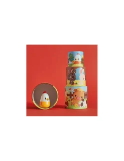 Janod Ma première pyramide Poule - Discount