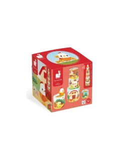 Janod Ma première pyramide Poule - Discount