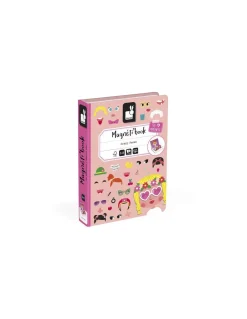 Janod Magnetibook Crazy face fille - Hot
