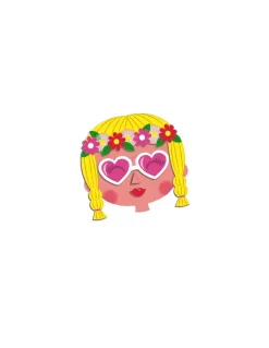Janod Magnetibook Crazy face fille - Hot