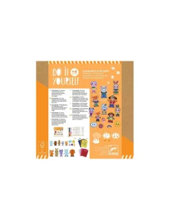 Djeco Magnets à décorer Funky Family - Do It Yourself - Clearance