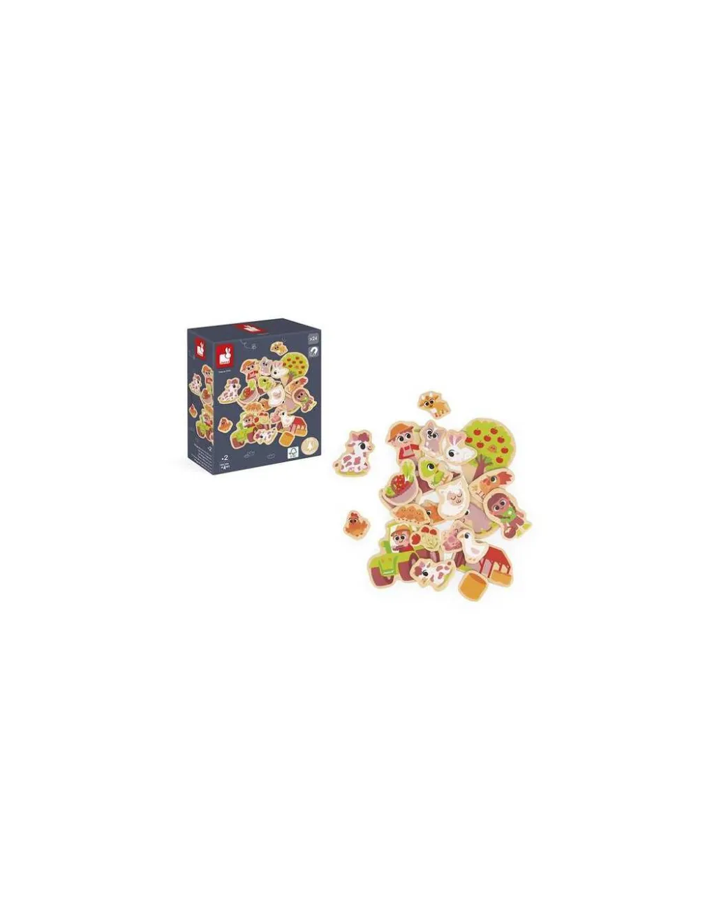 Janod Magnets Ferme 24 pièces - Online