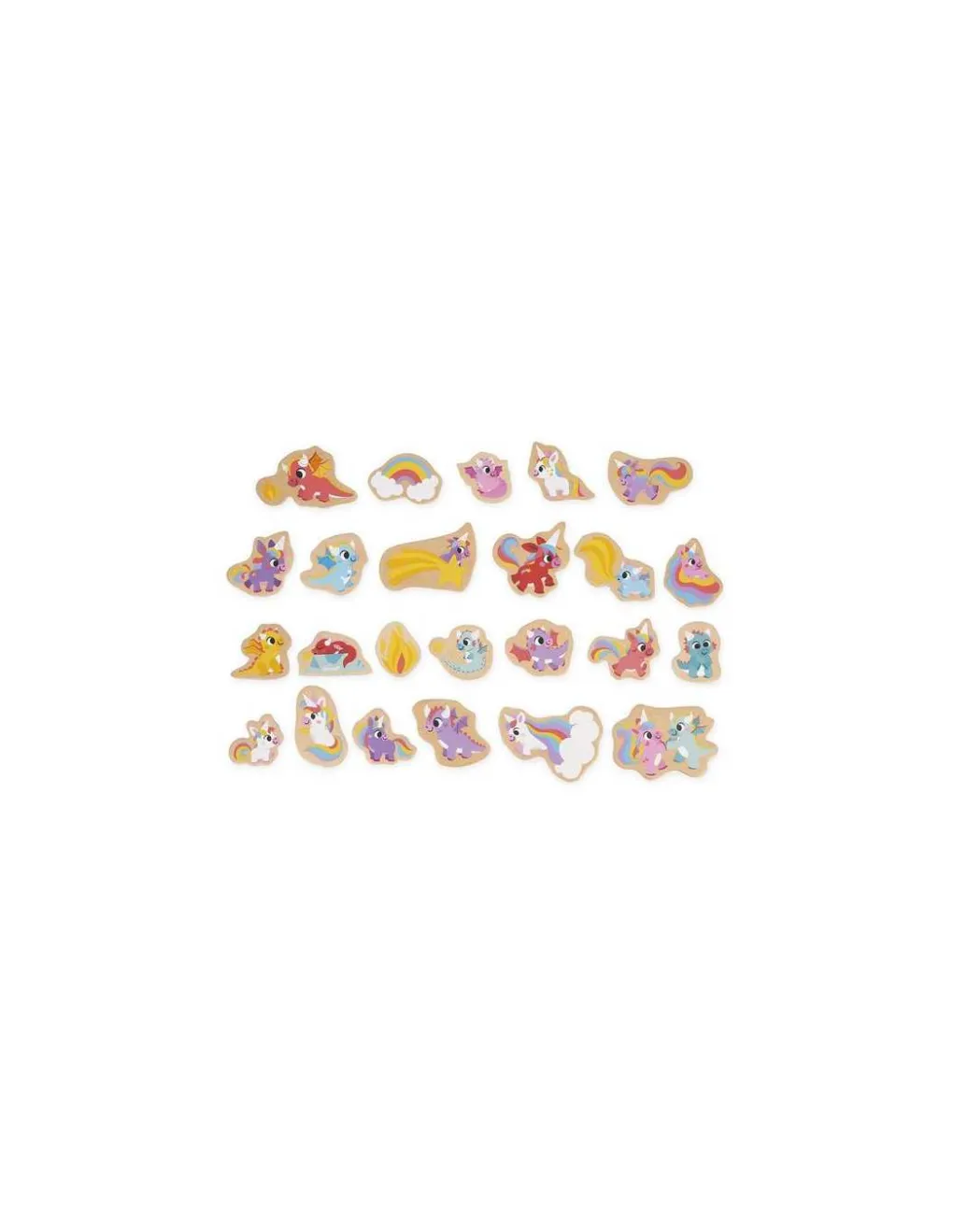 Janod Magnets Licornes et dragons 24 pièces - Outlet