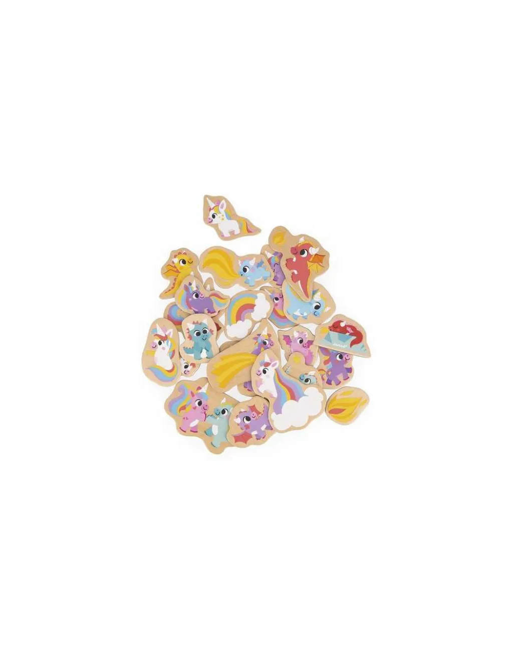 Janod Magnets Licornes et dragons 24 pièces - Outlet