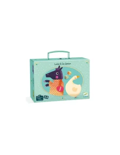 Djeco Mallette de jeux Junior - Ludo and Co - Discount