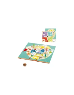 Djeco Mallette de jeux Junior - Ludo and Co - Discount