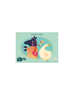 Djeco Mallette de jeux Junior - Ludo and Co - Discount