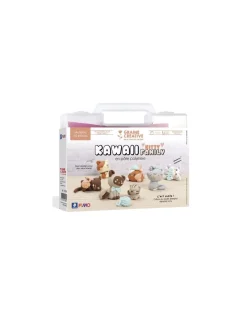Graine Creative Mallette Kawaii kitty family pâte FIMO - Graine créative Clearance