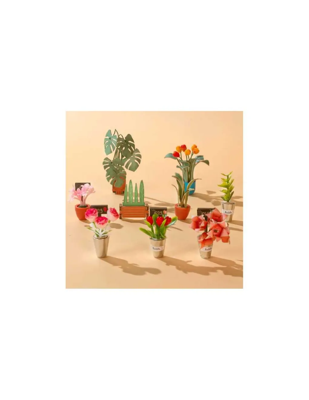 Rolife Maquette Floral Corner Book Nook - Sale