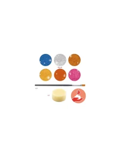 Djeco Maquillage palette 6 couleurs effet métal - Discount