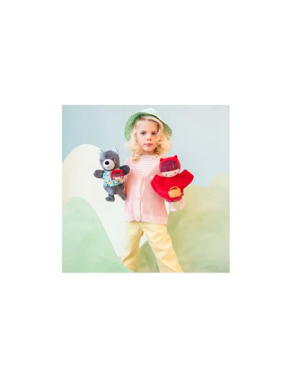 Lilliputiens Marionnette Louis le loup - New