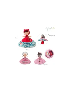 Lilliputiens Marionnette réversible Chaperon rouge - Sale