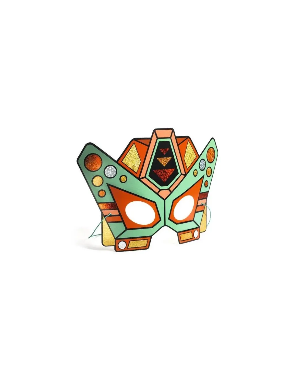 Djeco Masques à métalliser Super Robots - Do it Yourself -